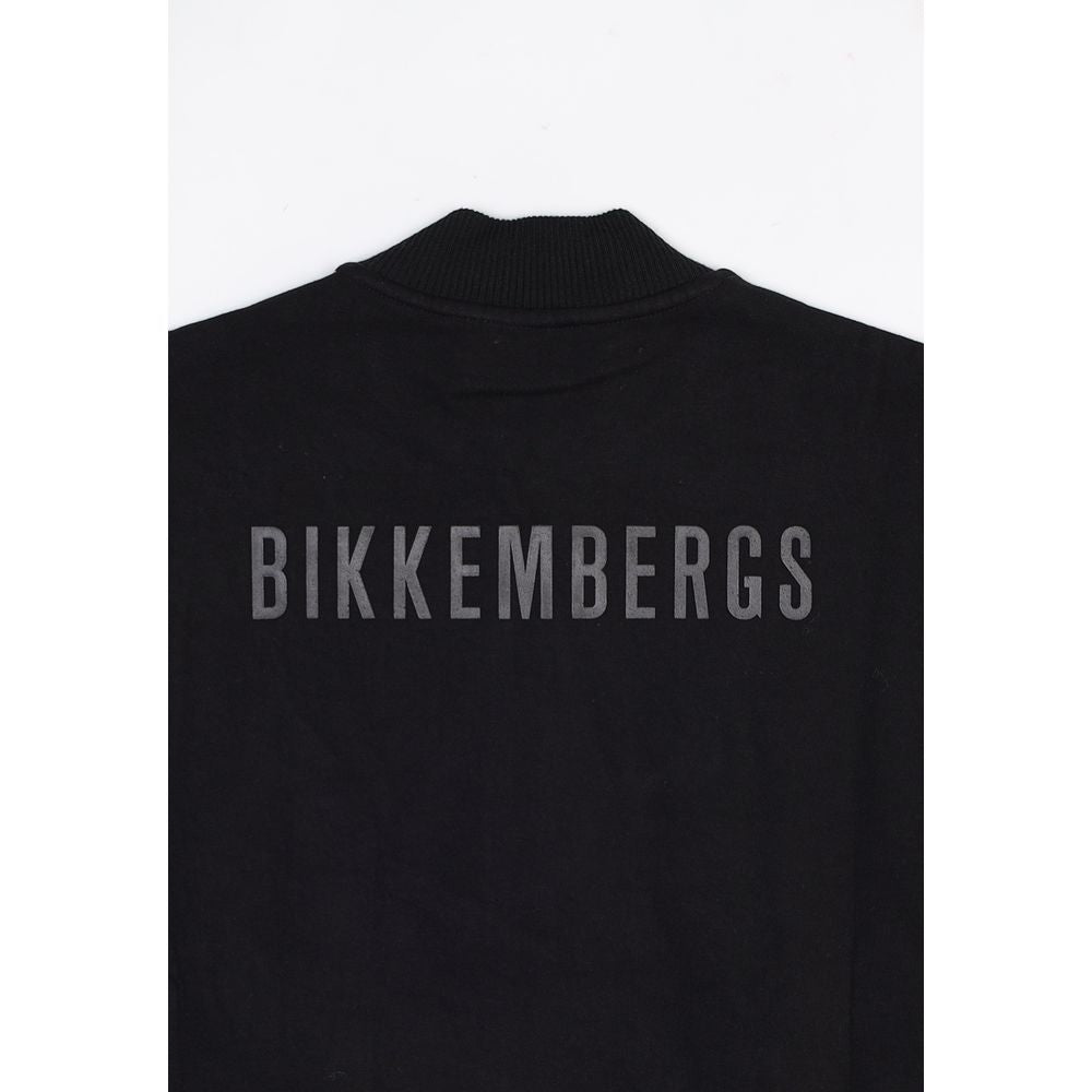 Bikkembergs Black Cotton Sweatshirt | Regal Royce