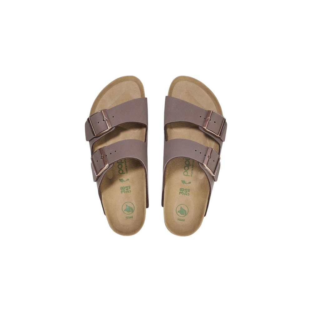 Birkenstock Brown Synthetic Platform Sandals | Regal Royce