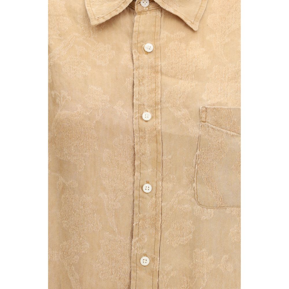 R13 Orange Viscose Shirt | Regal Royce