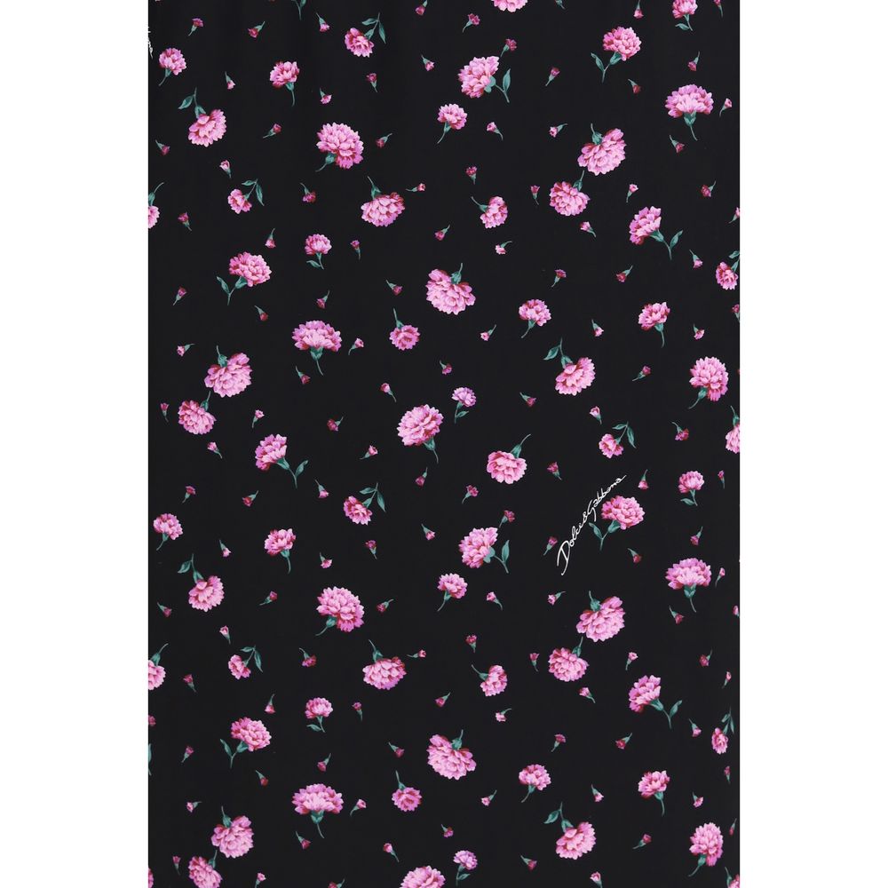 Dolce & Gabbana Multicolor Silk Casual Dress | Regal Royce