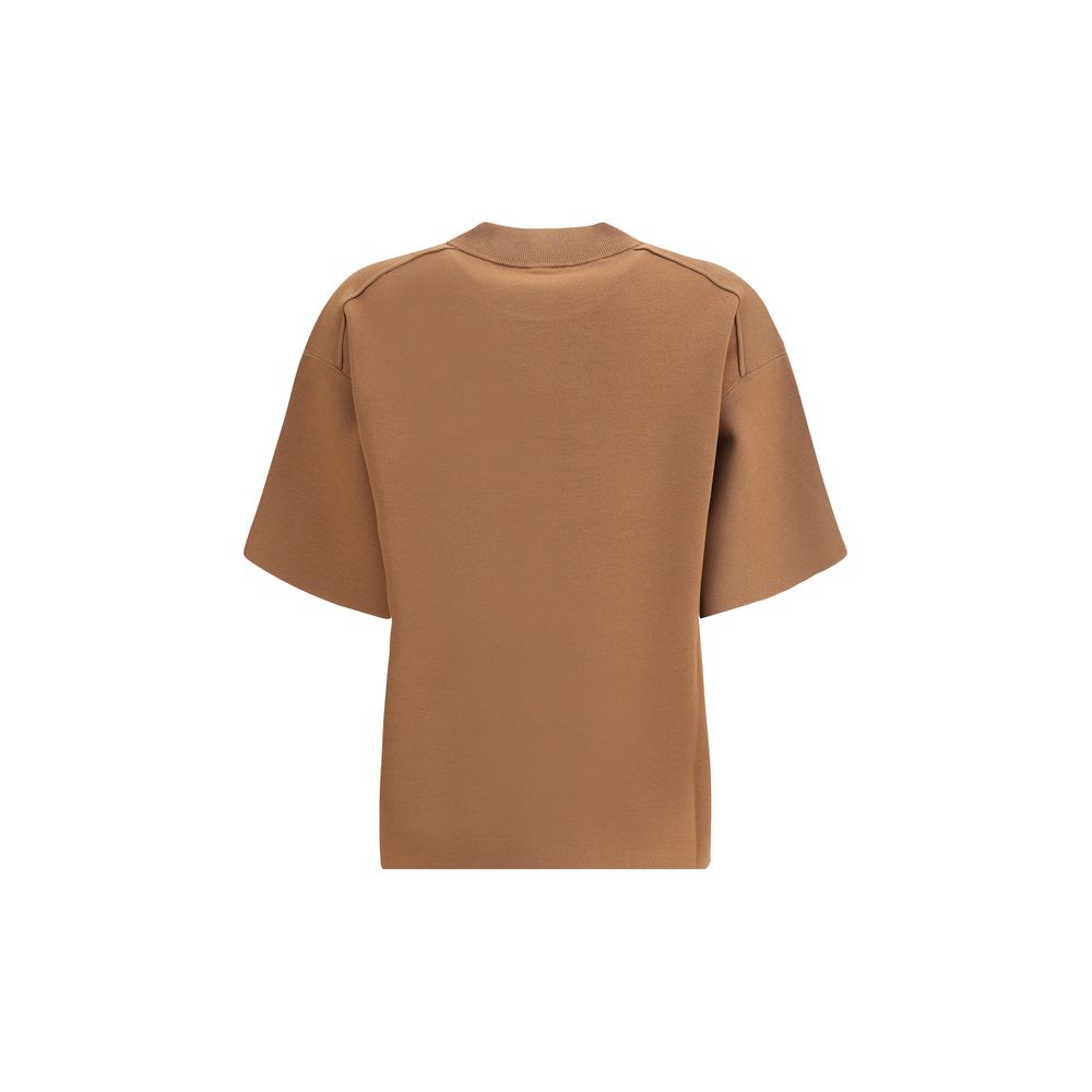 Max Mara Brown Polyester T-Shirt | Regal Royce