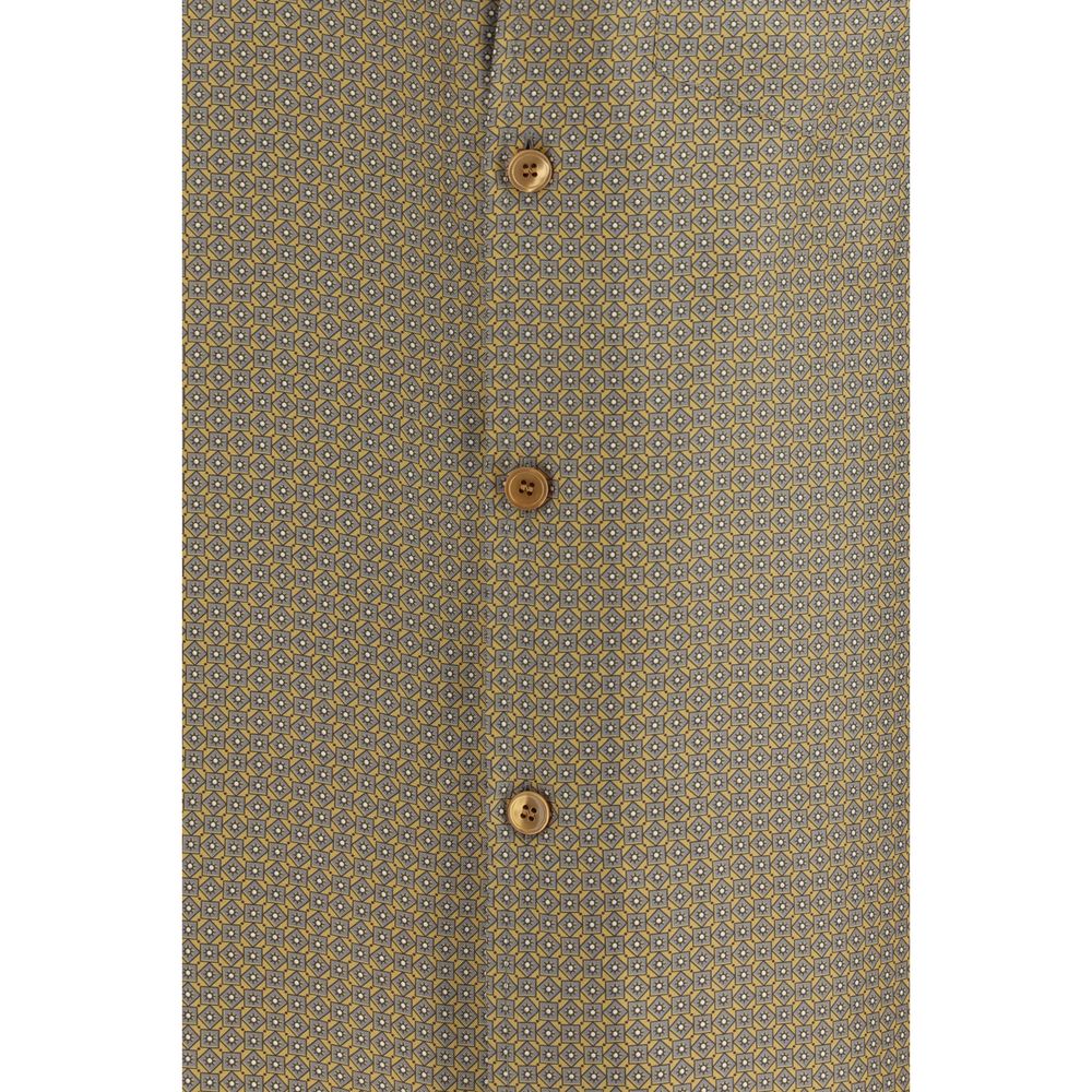 Saint Laurent Multicolor Silk Pattern Shirt | Regal Royce