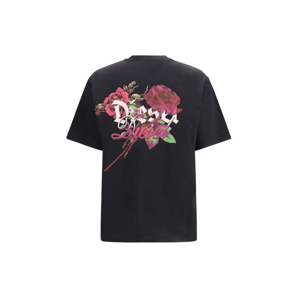 Diesel Black Cotton T-Shirt | Regal Royce
