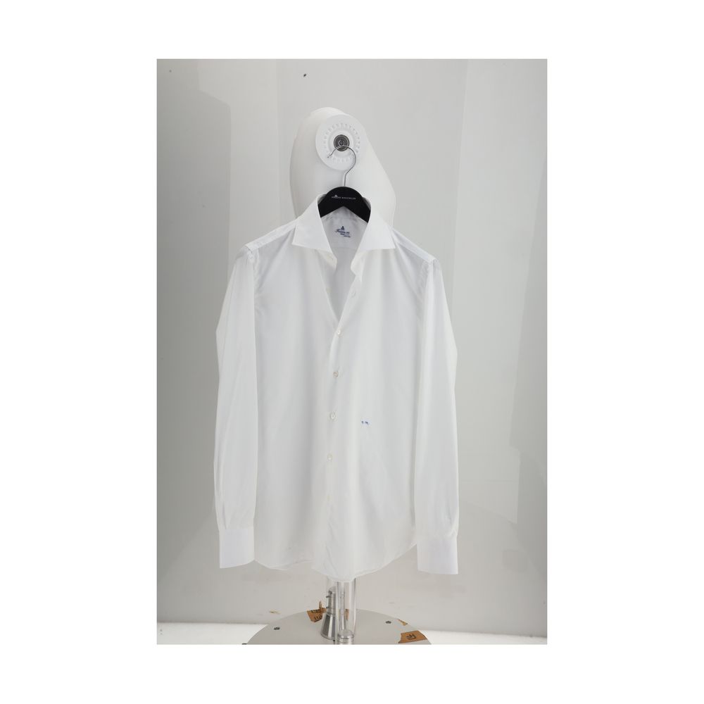Finamore White Cotton Shirt | Regal Royce