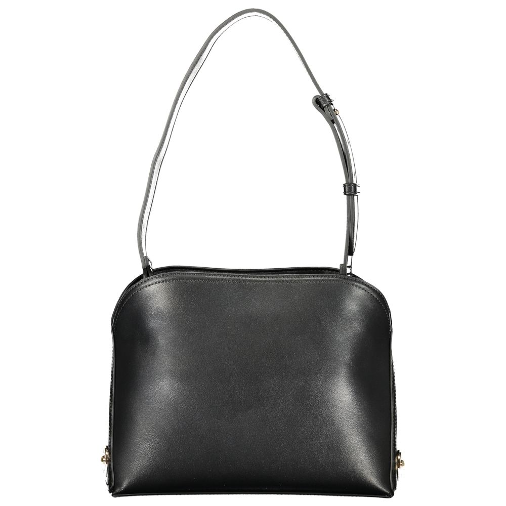 Twinset Black Polyurethane Women's Shoulder Bag | Regal Royce