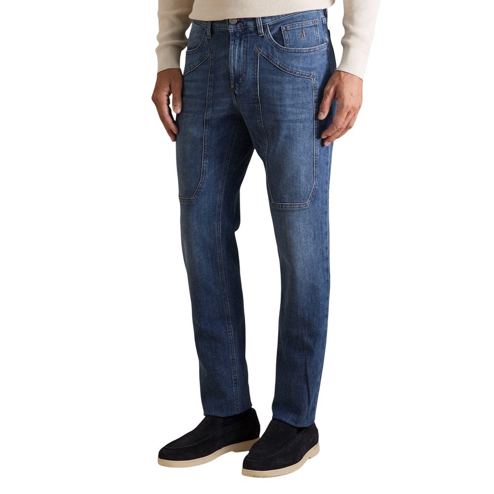 Jeckerson Light Blue Cotton Skinny Jeans | Regal Royce
