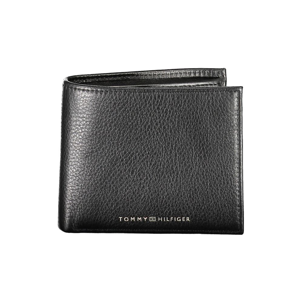 Tommy Hilfiger Black Leather Men Wallet | Regal Royce