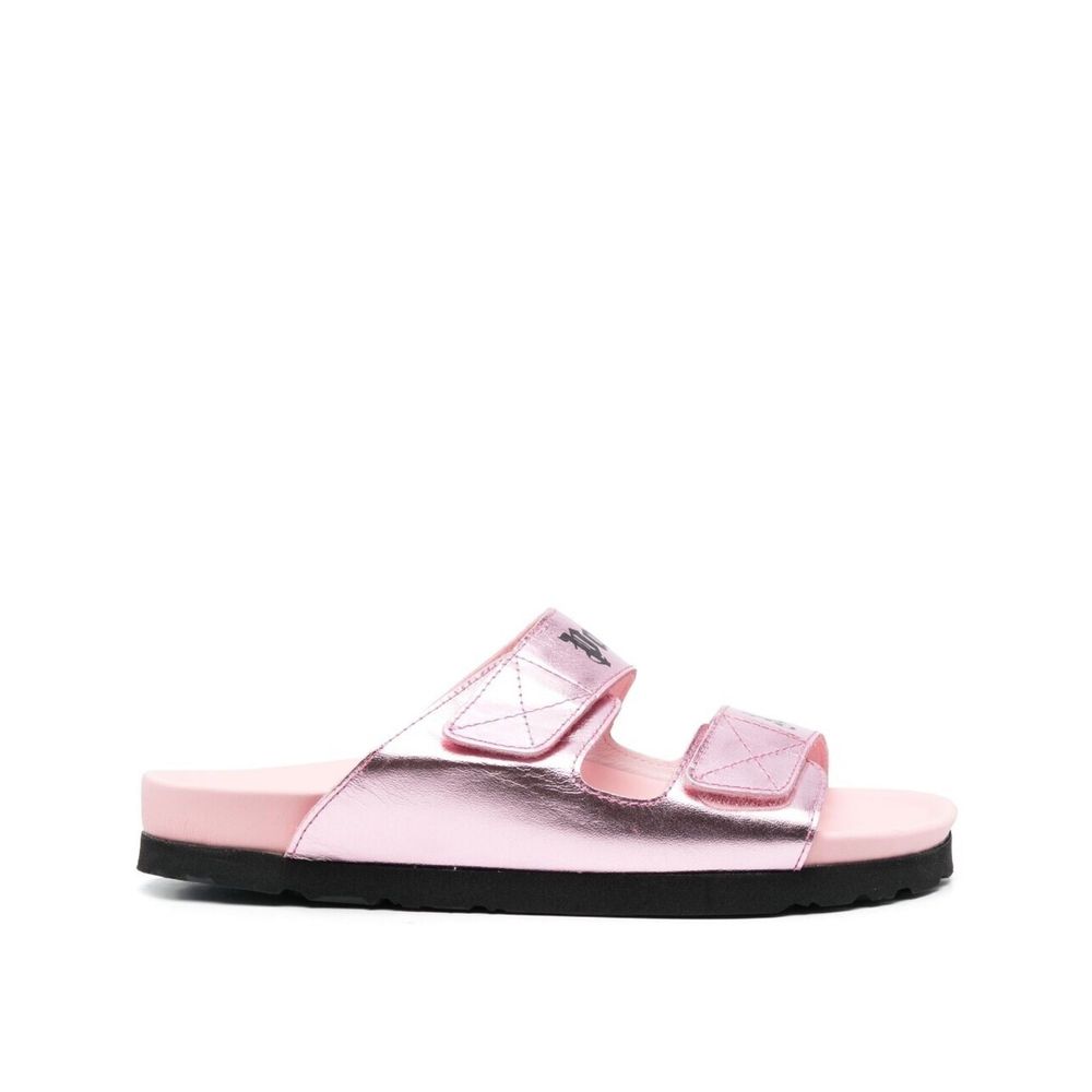 Palm Angels Multicolor Calfskin Strap-On Sandals | Regal Royce