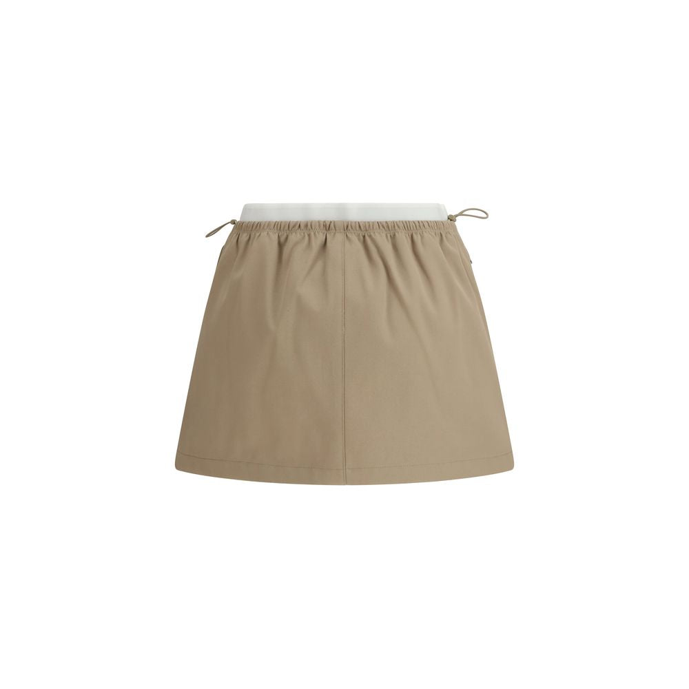 Alexander Wang Beige Cotton Mini Skirt | Regal Royce
