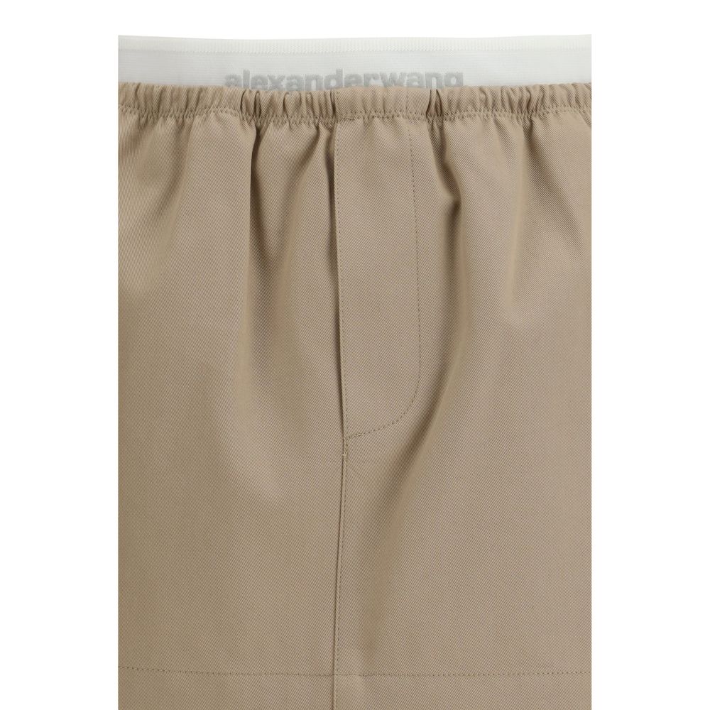 Alexander Wang Beige Cotton Mini Skirt | Regal Royce