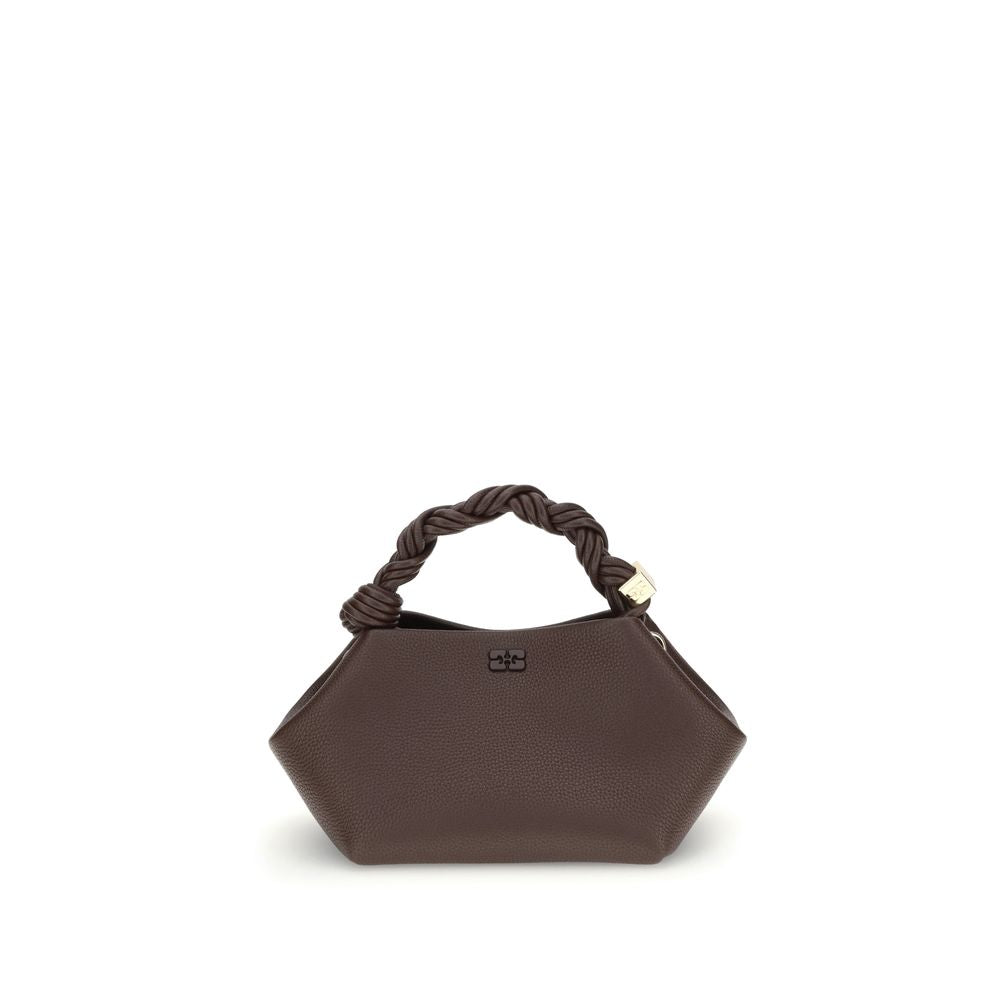 Ganni Brown Recycled Polyester Handbag | Regal Royce
