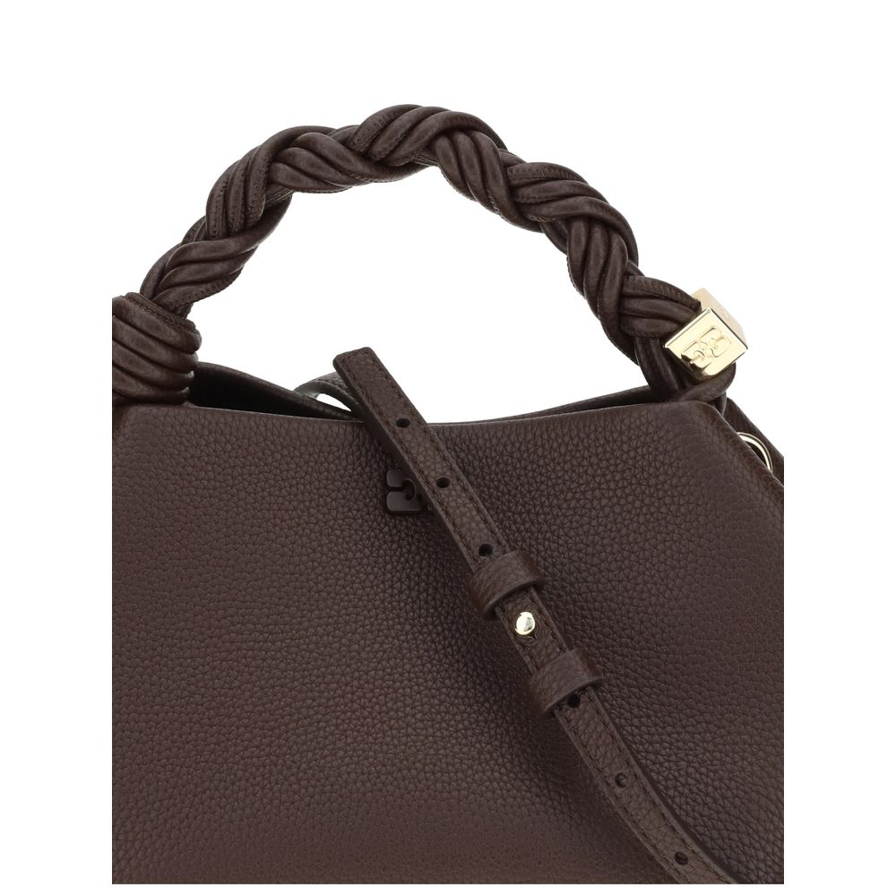 Ganni Brown Recycled Polyester Handbag | Regal Royce
