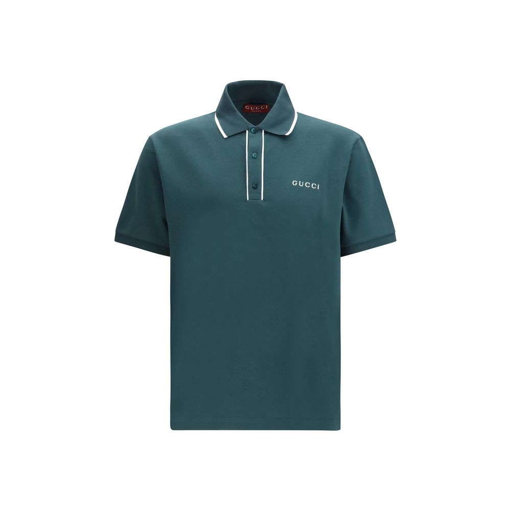 Gucci Bicolor Cotton Polo Shirt | Regal Royce