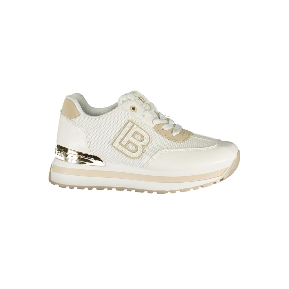 Laura Biagiotti White Polyurethane Women Sneaker | Regal Royce