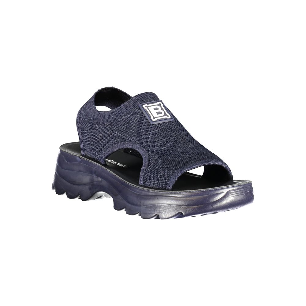 Laura Biagiotti Blue Polyester Women Sandal | Regal Royce