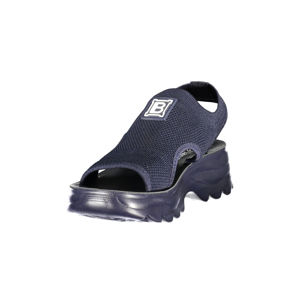 Laura Biagiotti Blue Polyester Women Sandal | Regal Royce