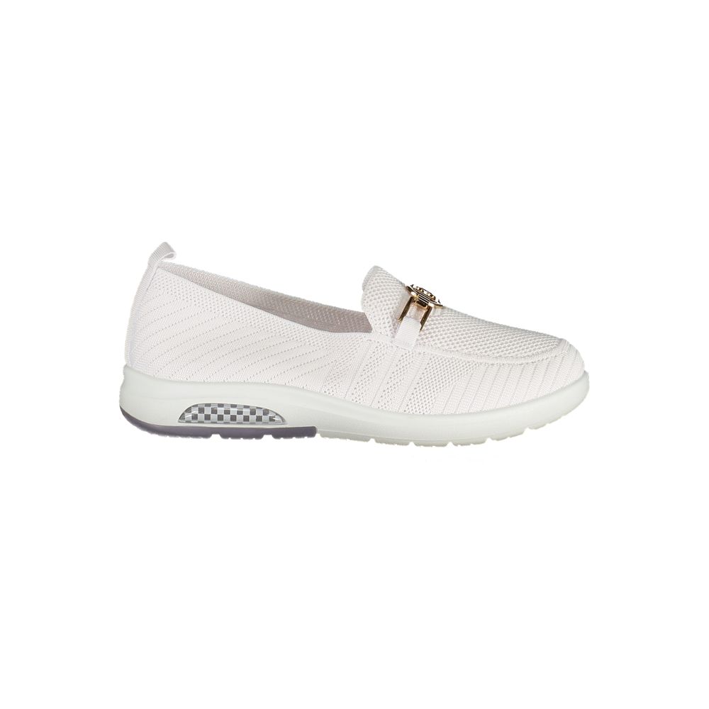 Laura Biagiotti Bianco Polyester Women Classic Shoe | Regal Royce