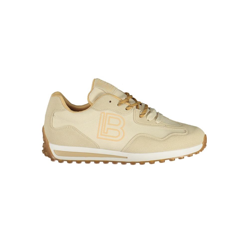 Laura Biagiotti Beige Polyurethane Women Sneaker | Regal Royce
