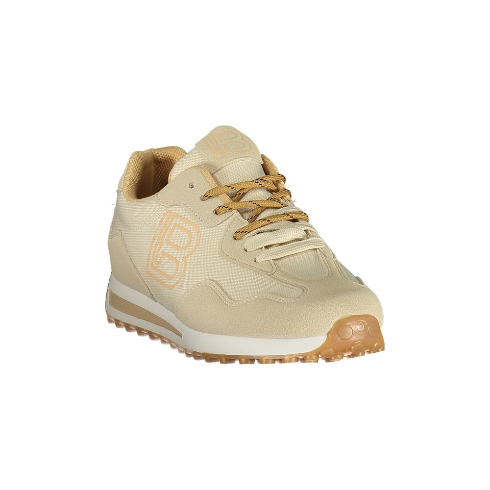 Laura Biagiotti Beige Polyurethane Women Sneaker | Regal Royce