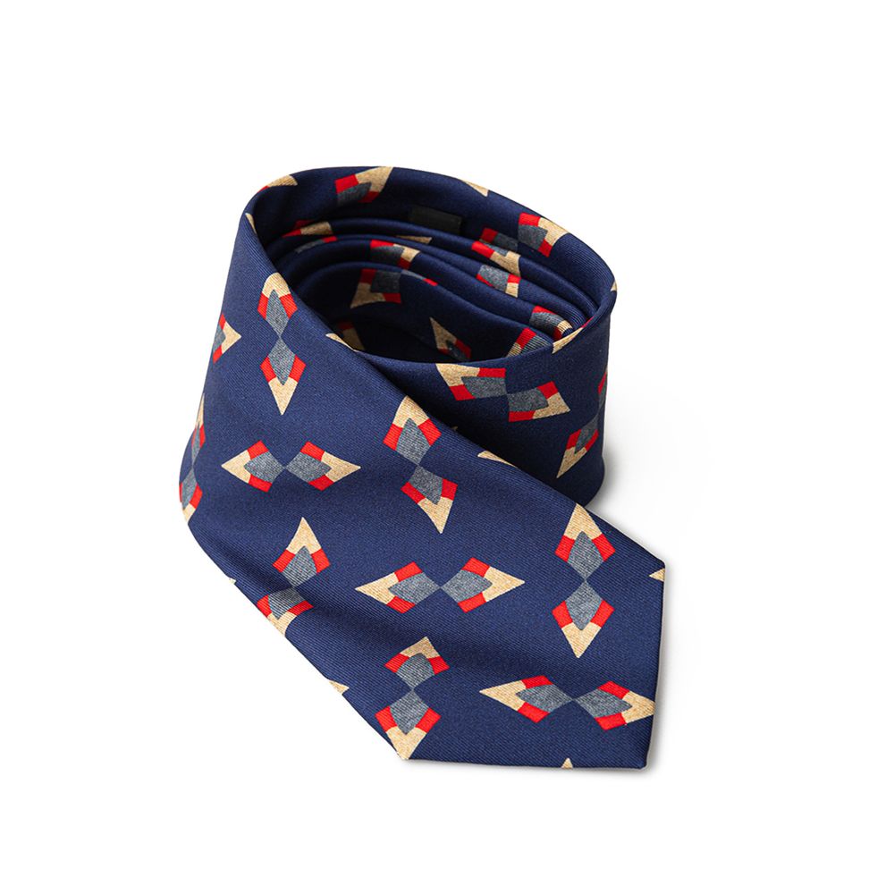 Giorgio Armani Blue Silk Tie | Regal Royce