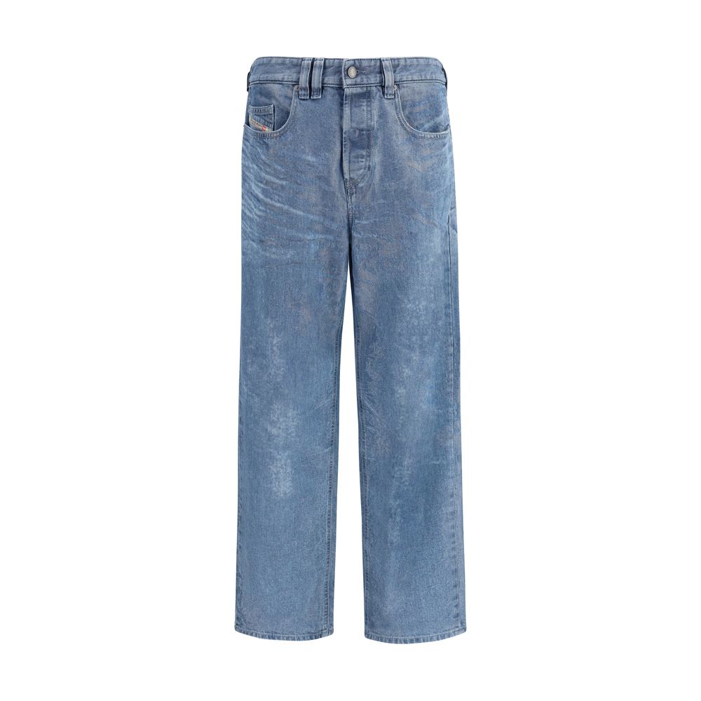 Diesel Blue Cotton Straight-Leg Jeans | Regal Royce