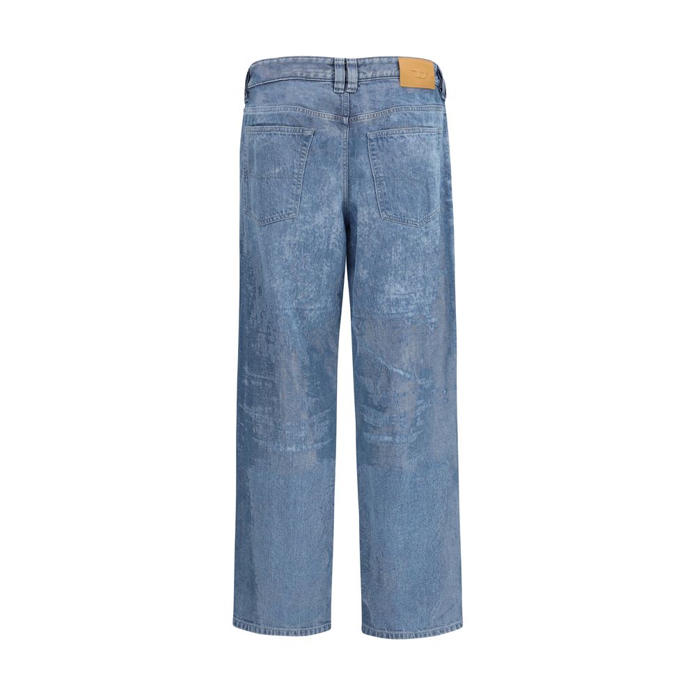 Diesel Blue Cotton Straight-Leg Jeans | Regal Royce