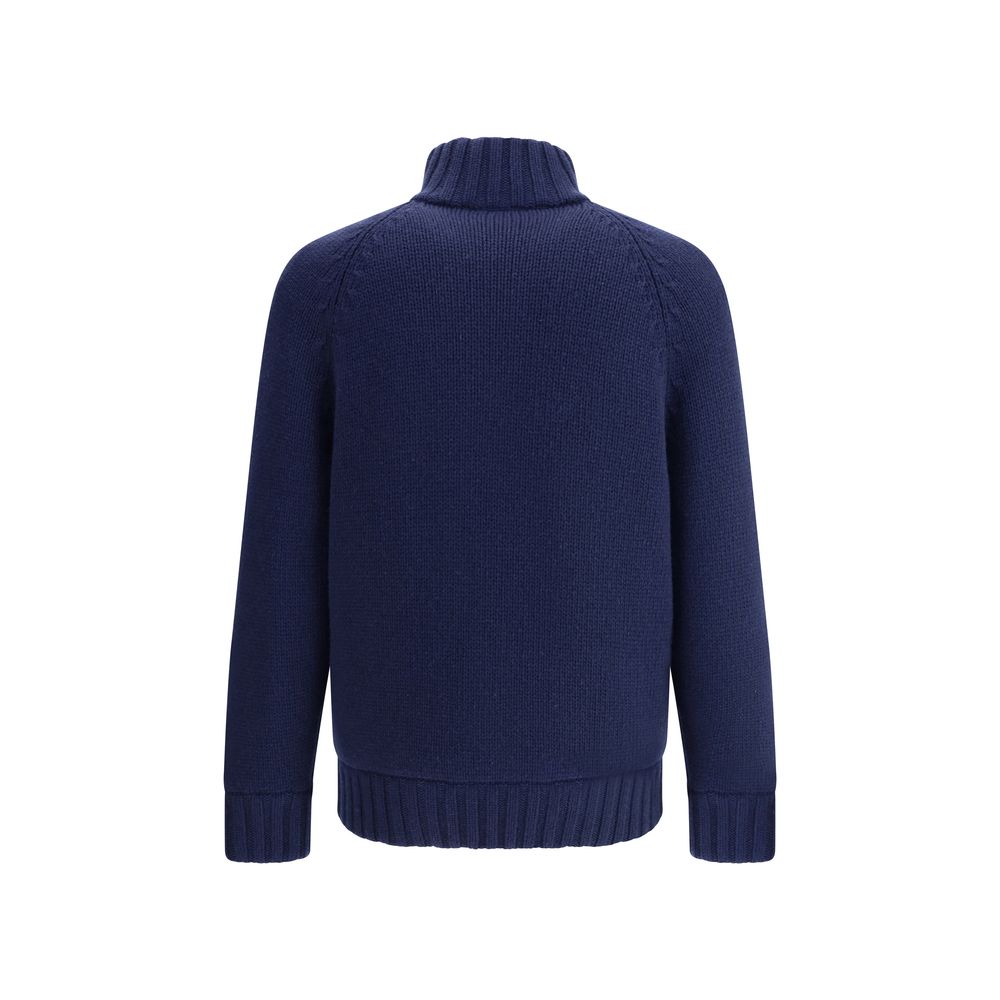 Brunello Cucinelli Blue Cashmere Coat | Regal Royce