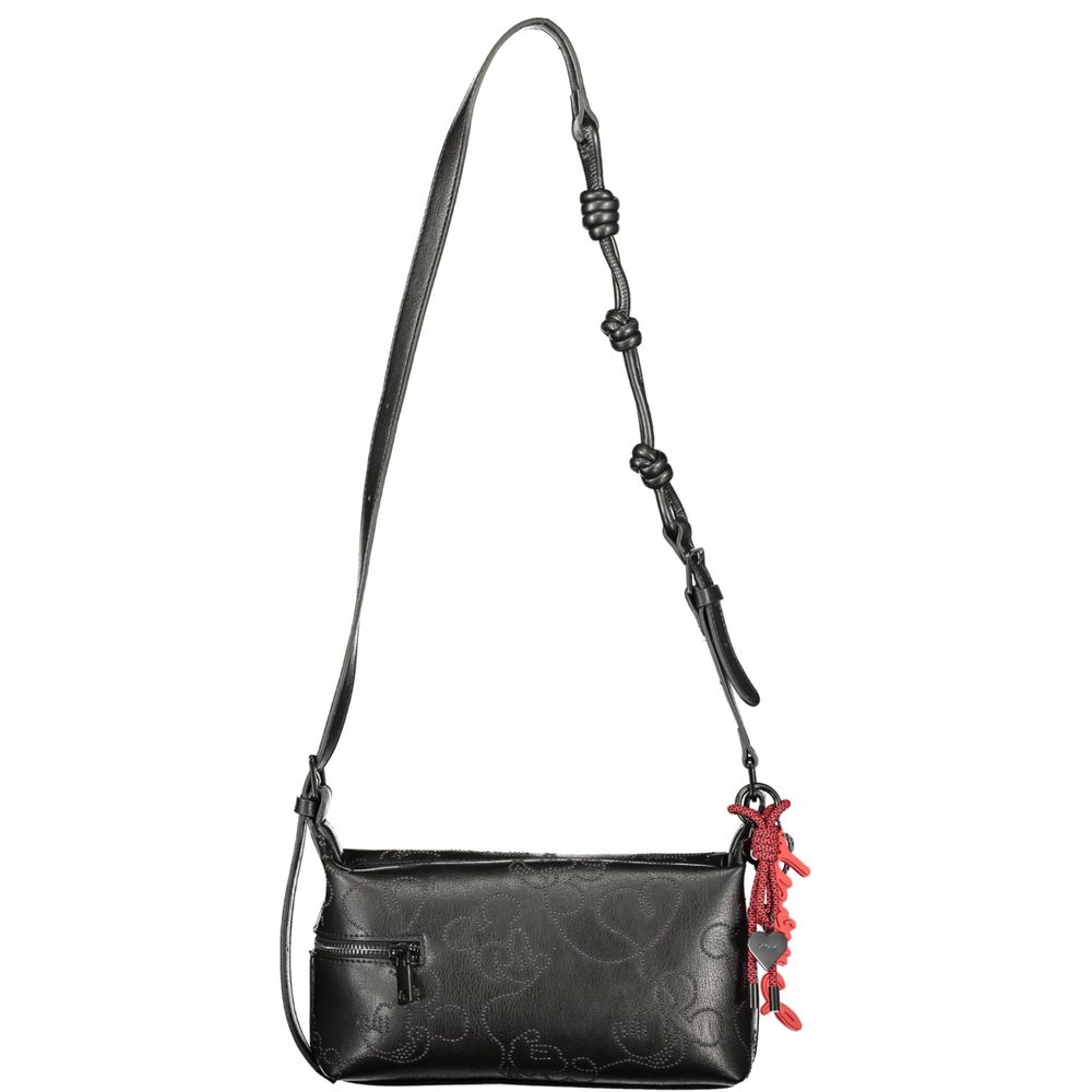 Desigual Black Polyurethane Women's Handbag | Regal Royce