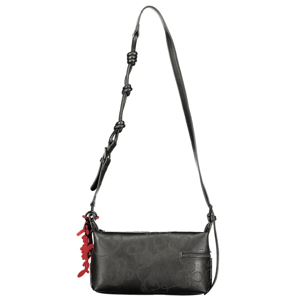 Desigual Black Polyurethane Women's Handbag | Regal Royce
