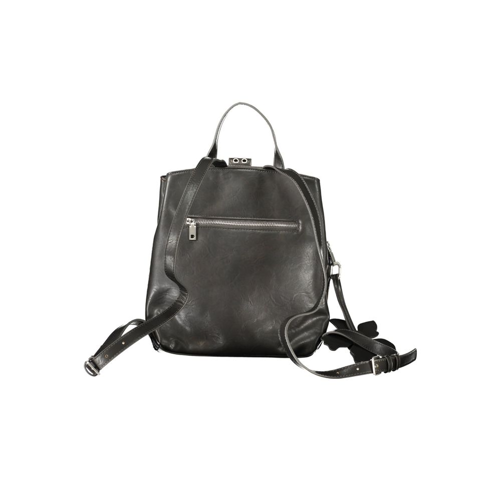 Desigual Black Polyethylene Backpack | Regal Royce
