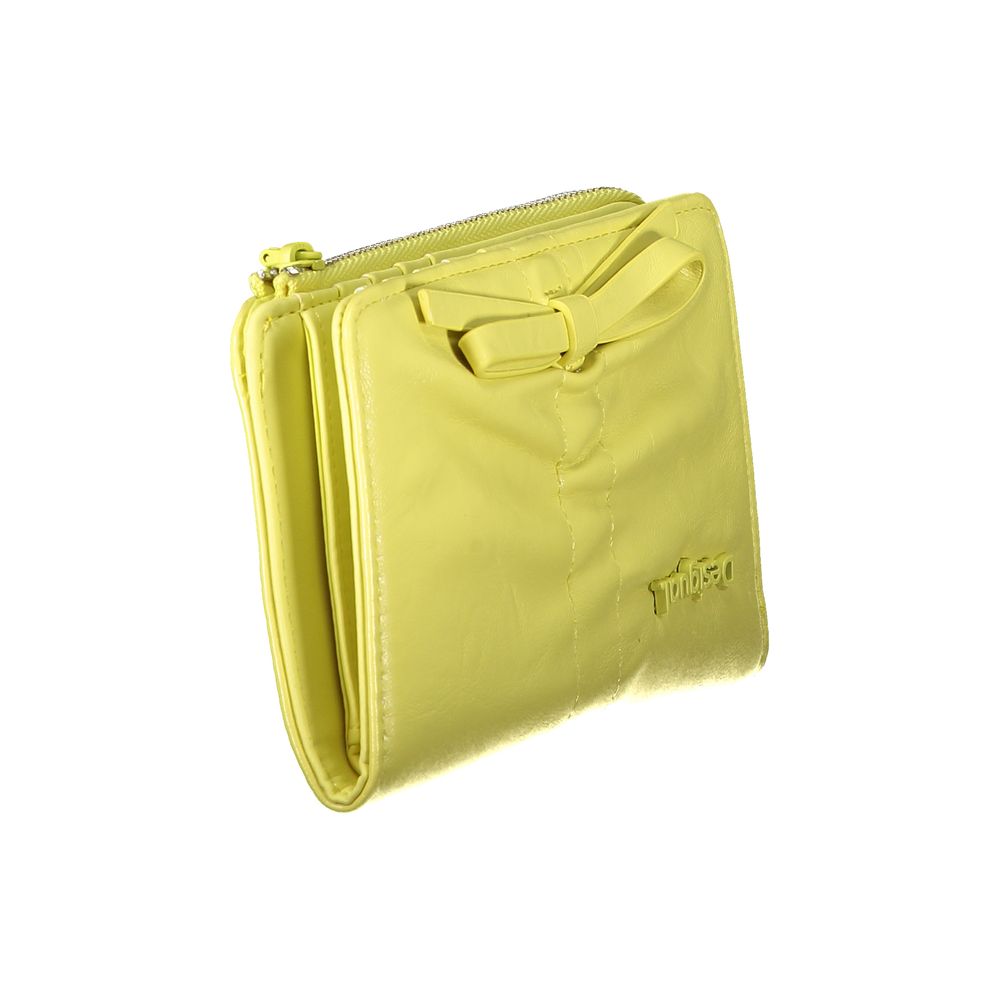 Desigual Giallo Polyurethane Women Wallet | Regal Royce