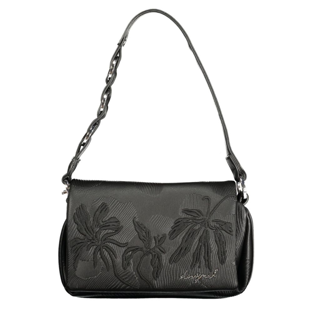 Desigual Black Polyurethane Women's Bag | Regal Royce