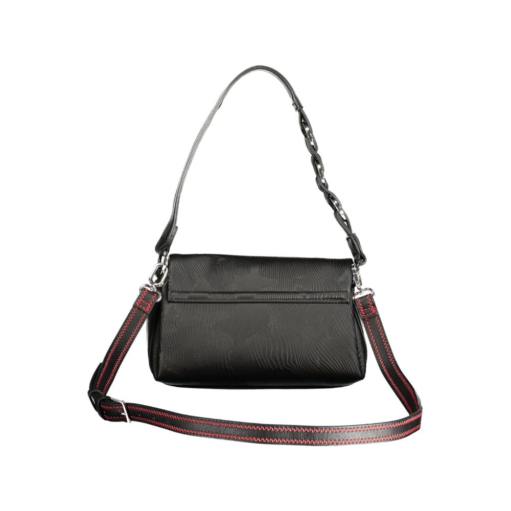 Desigual Black Polyurethane Women's Bag | Regal Royce
