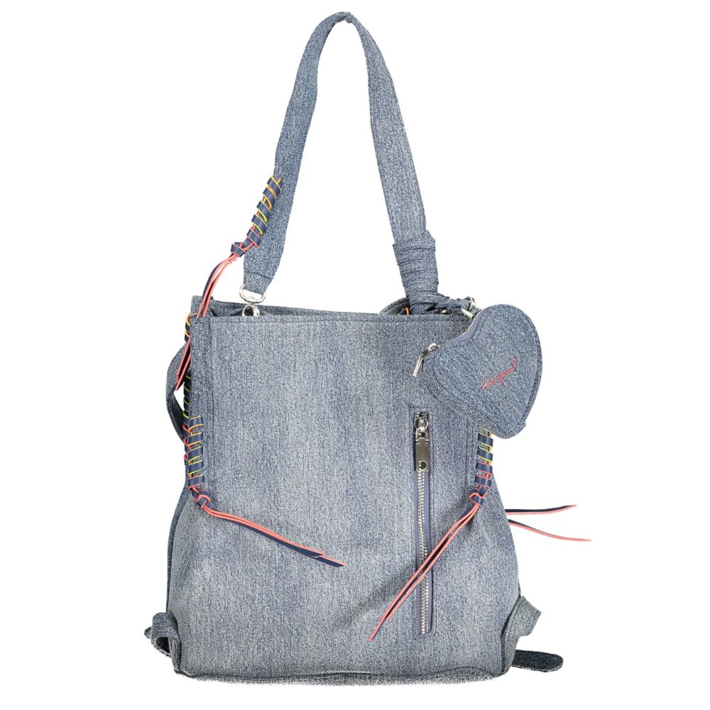 Desigual Azzurro Cotton Women Backpack | Regal Royce