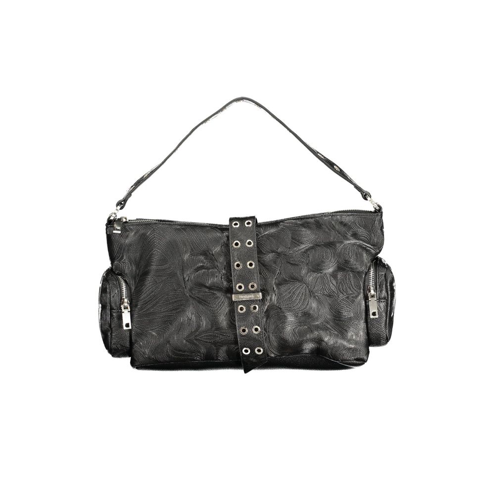 Desigual Nero Poliuretano Women Handbag | Regal Royce