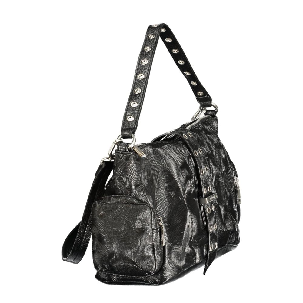 Desigual Nero Poliuretano Women Handbag | Regal Royce