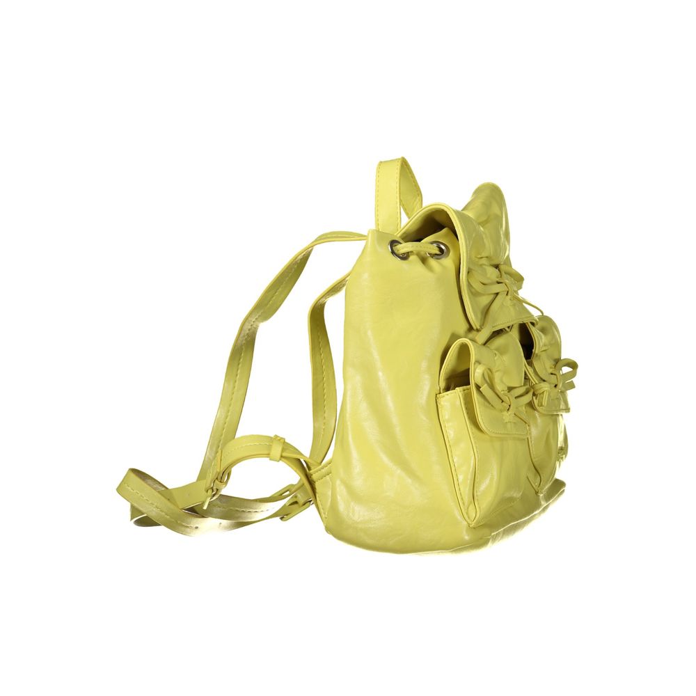 Desigual Yellow Polyethylene Backpack | Regal Royce