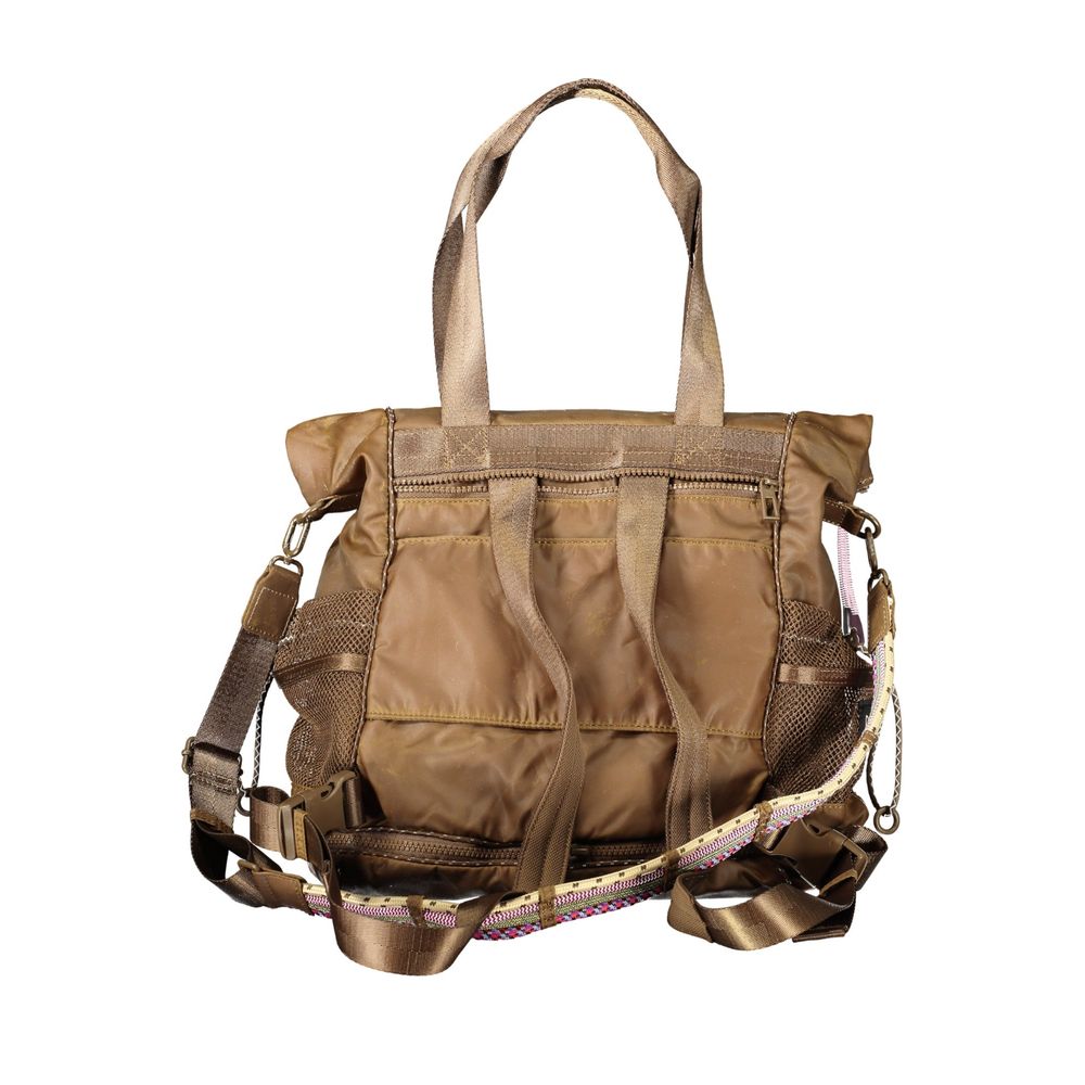 Desigual Marrone Poliestere Woman Backpack | Regal Royce
