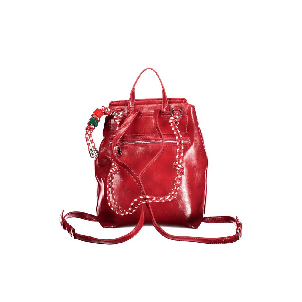 Desigual Red Polyurethane Women's Mini Backpack | Regal Royce
