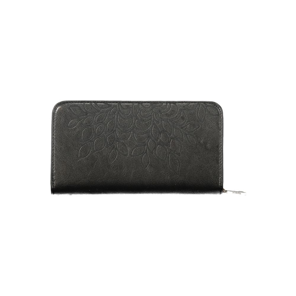 Desigual Black Polyethylene Wallet | Regal Royce
