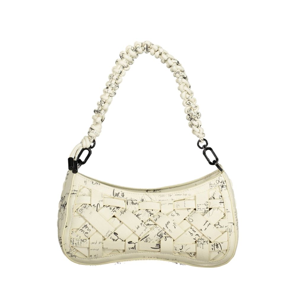 Desigual Bianco Poliuretano Women Handbag | Regal Royce