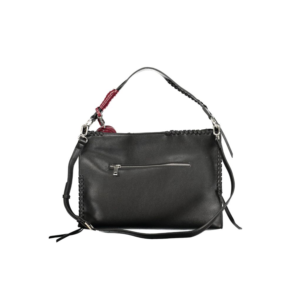 Desigual Nero Poliuretano Women Handbag | Regal Royce