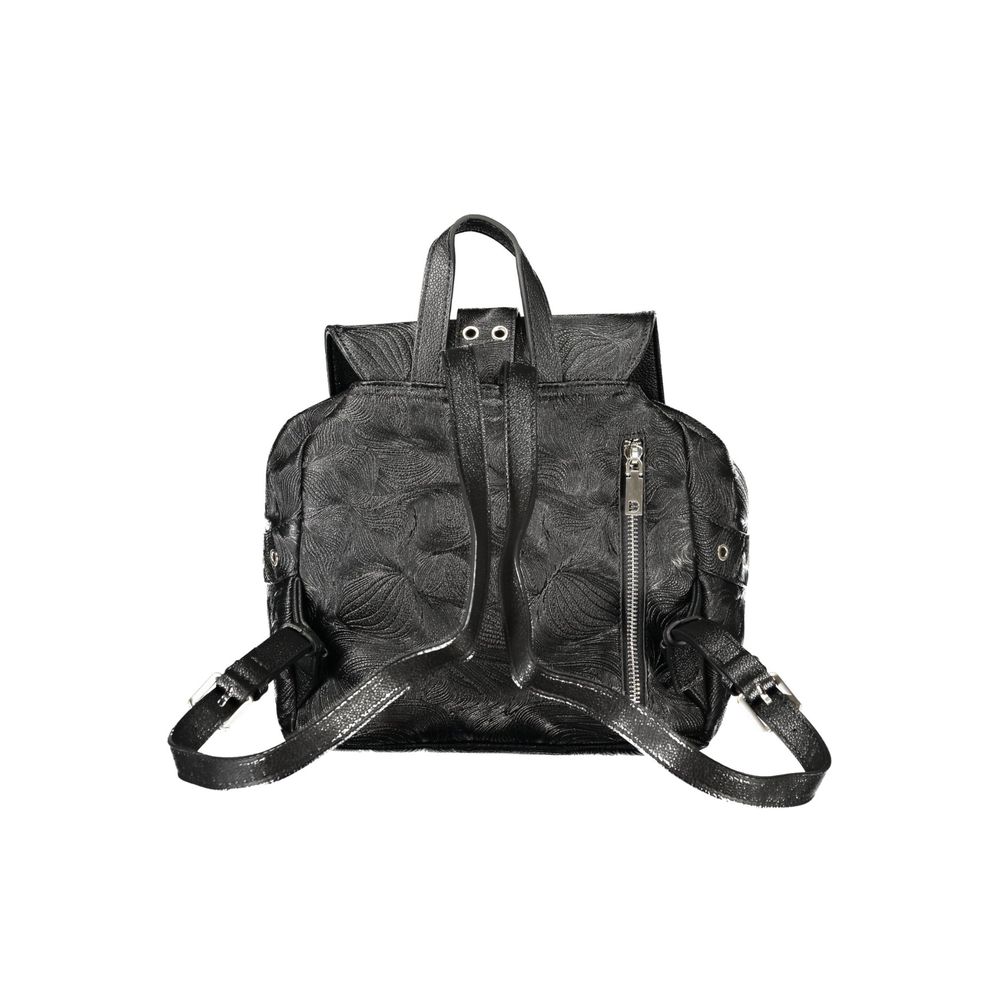 Desigual Black Polyethylene Backpack | Regal Royce