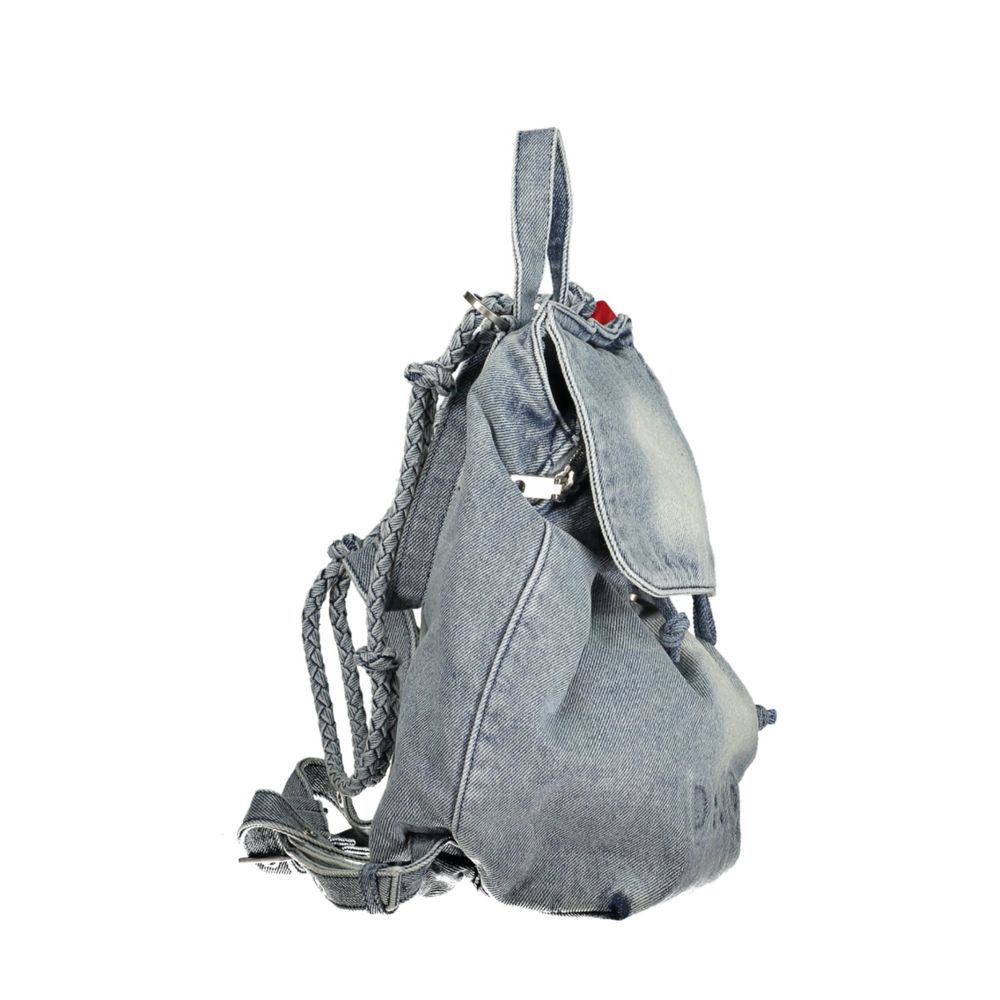 Desigual Blue Cotton Backpack | Regal Royce