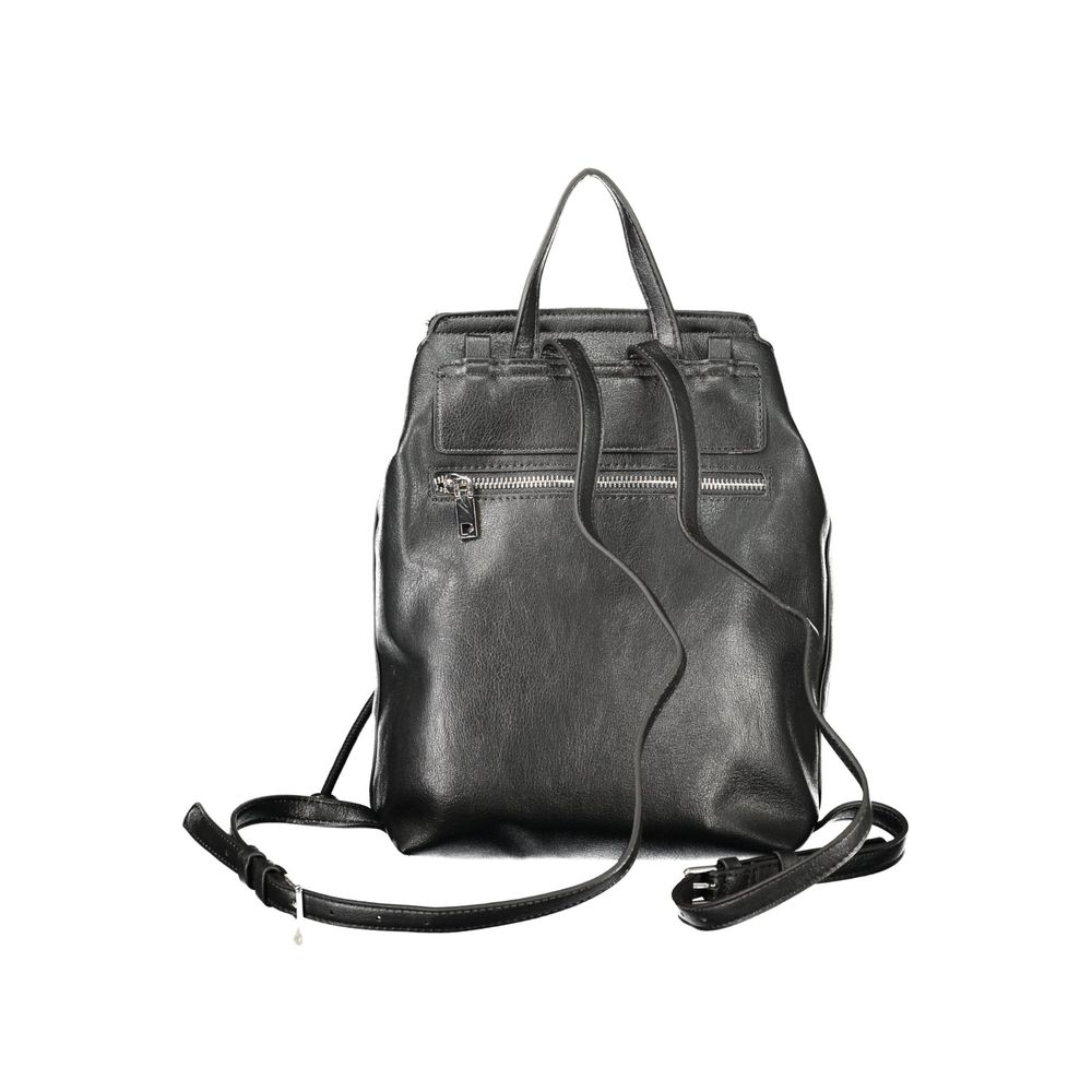 Desigual Black Polyurethane Women's Backpack | Regal Royce