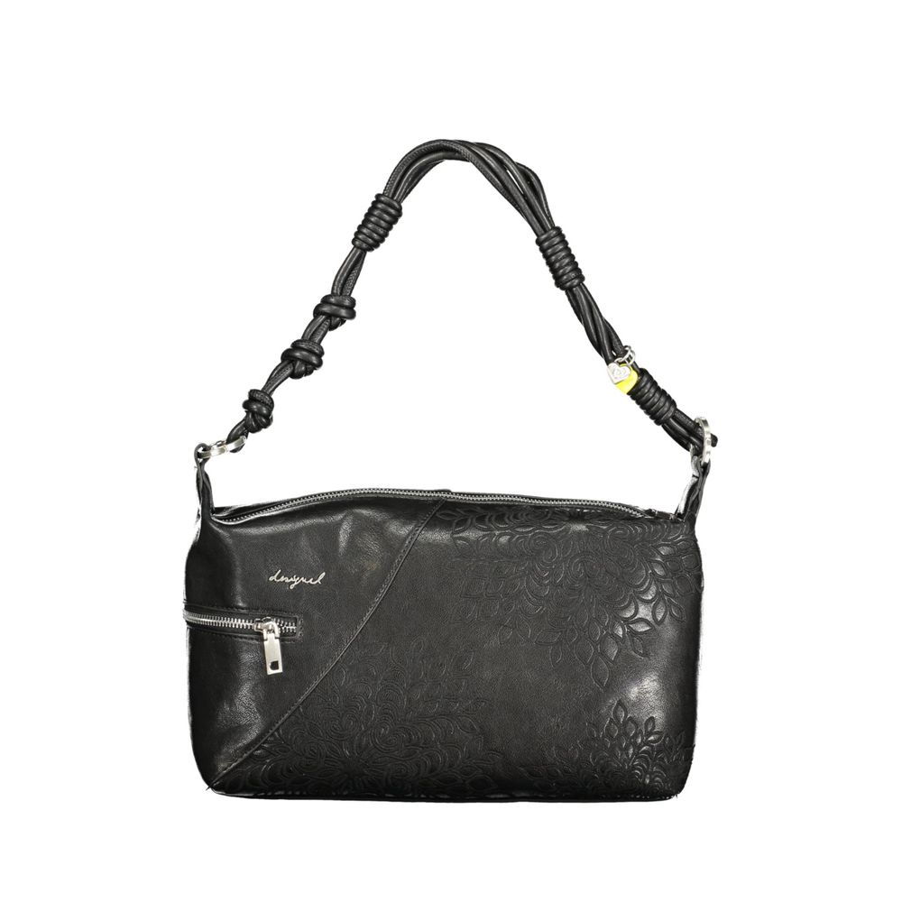 Desigual Black Polyurethane Women's Handbag | Regal Royce