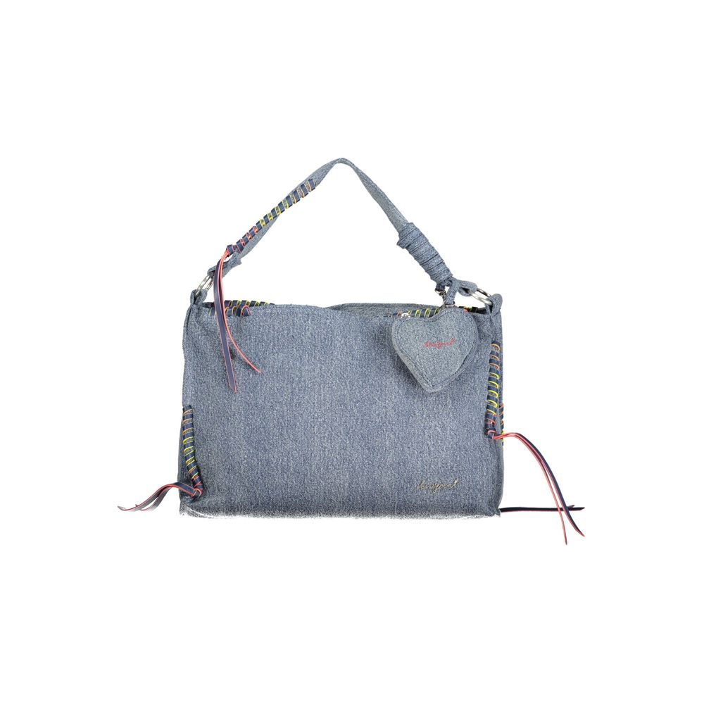 Desigual Azzurro Cotton Women Handbag | Regal Royce