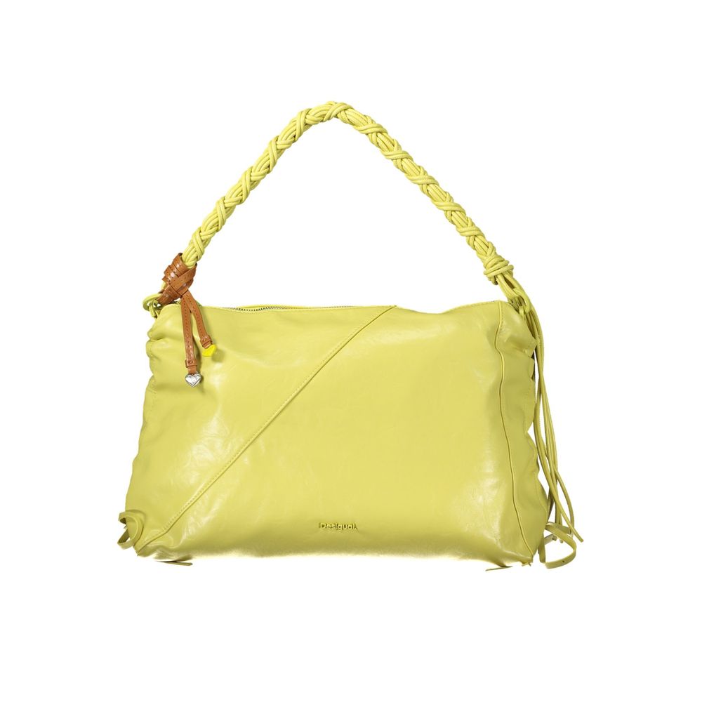Desigual Giallo Polyurethane Women Handbag | Regal Royce