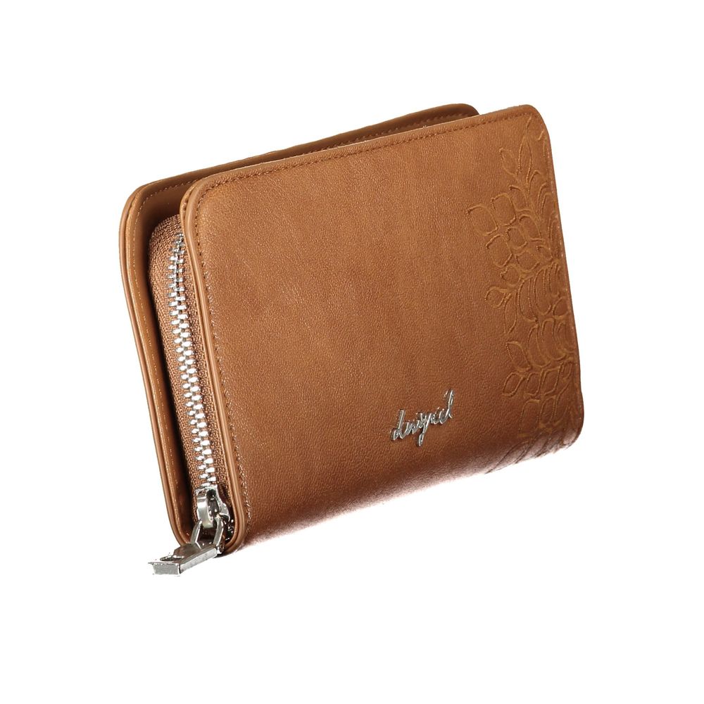 Desigual Brown Polyethylene Wallet | Regal Royce