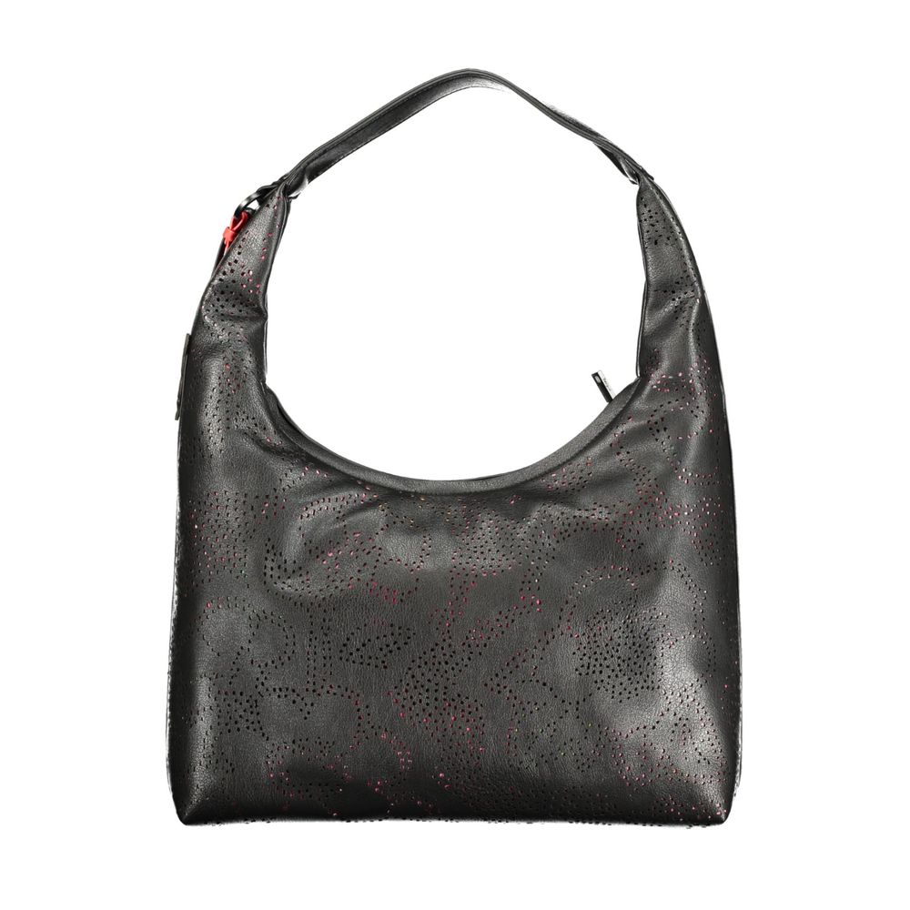 Desigual Nero Poliuretano Women Handbag | Regal Royce